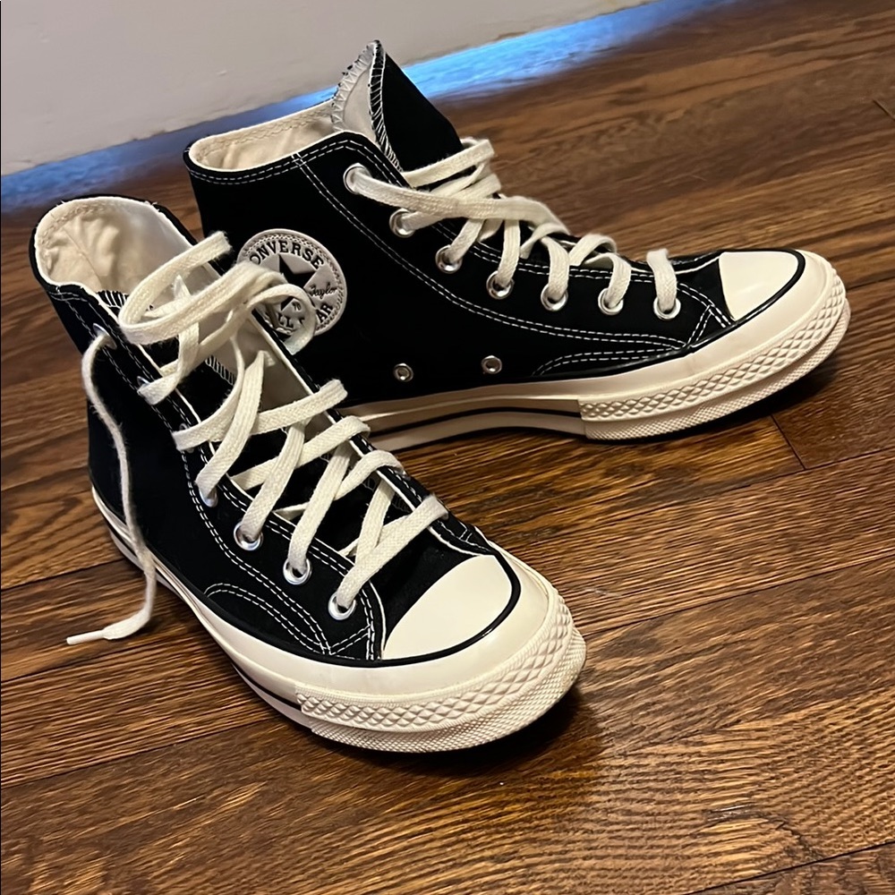 SALE 🎉 Converse Black and White High-Top Sneakers